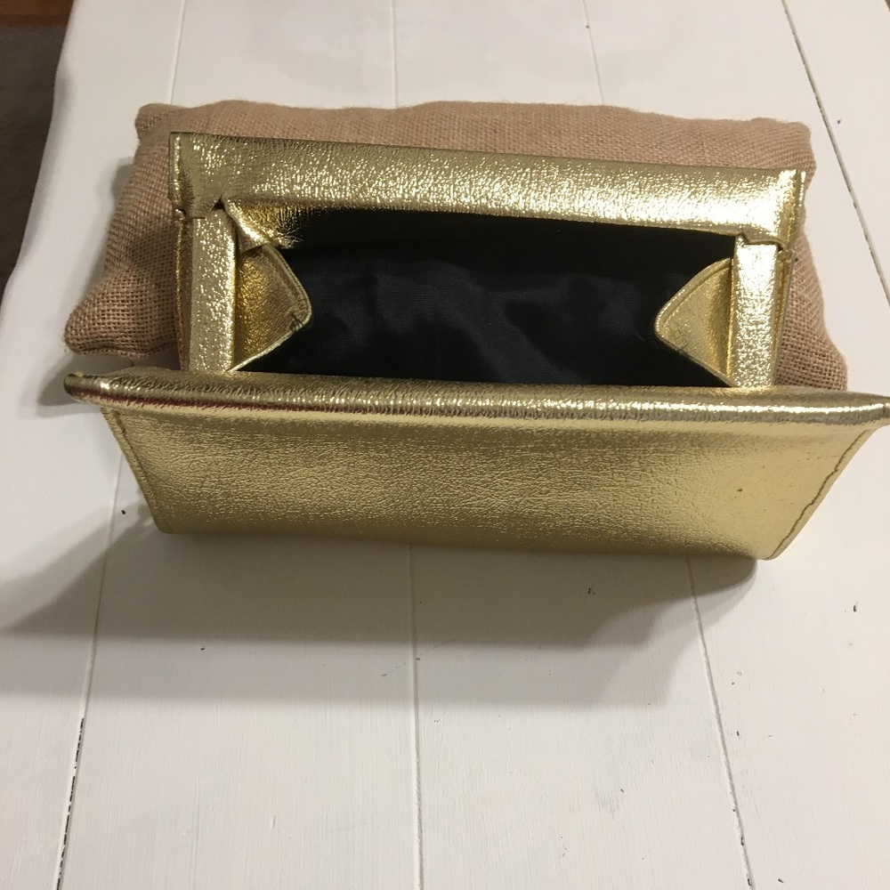 Gold Clutch Hangbag